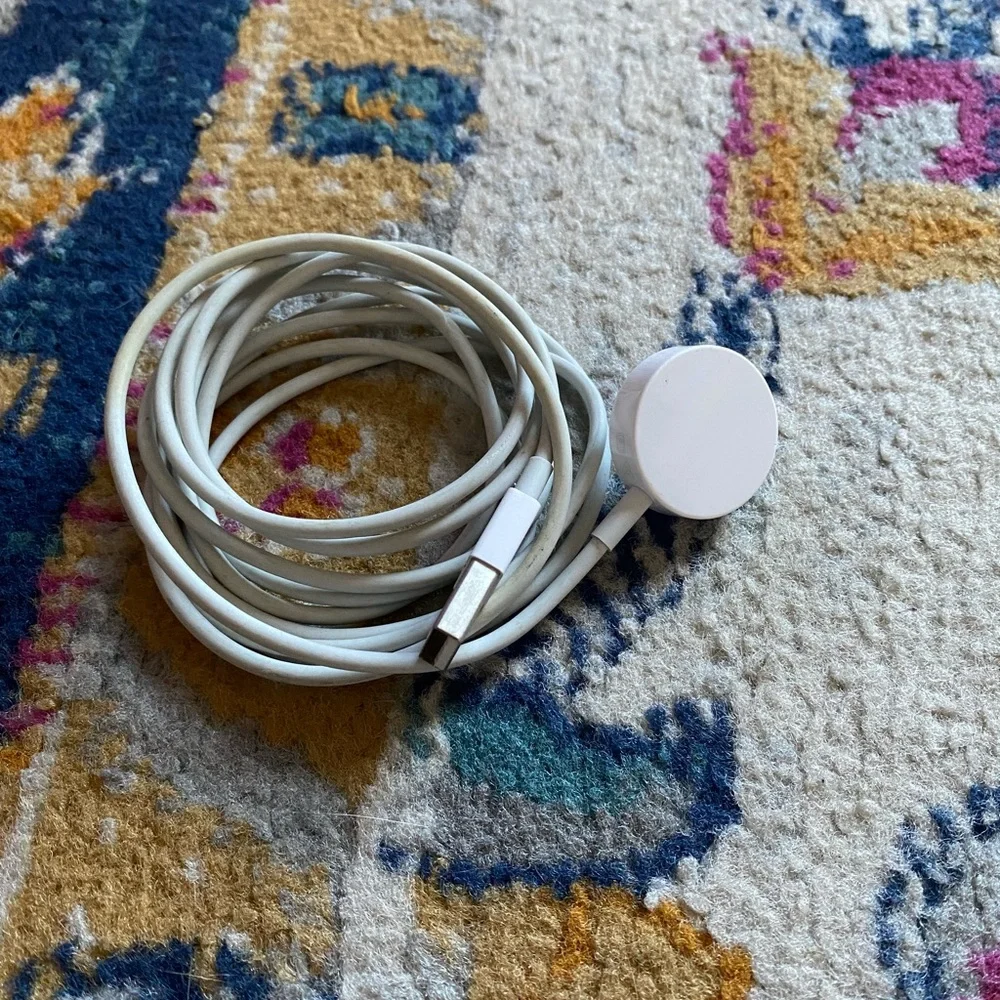 Apple Watch charger white usb
